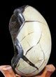 Septarian Dragon Egg Geode - Crystal Filled #40900-2